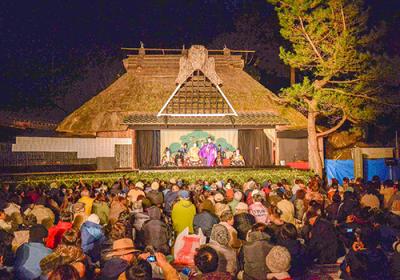 ４年に１度開催される農村歌舞伎
