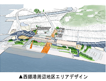 西郷港周辺地区エリアデザイン