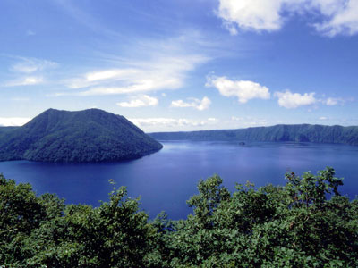 摩周湖の風景写真