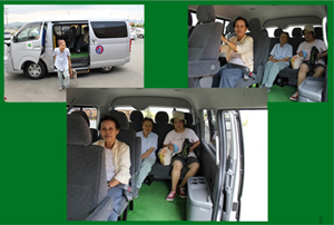 元気バス車内の様子の写真