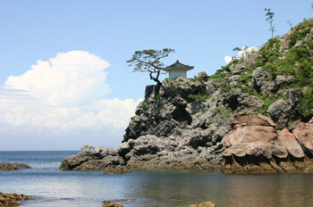 「姫島の黒曜石産地」観音崎の写真