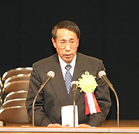 全国町村議会議長会会長　中川圭一の写真