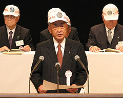 松本和夫行政部会長の写真