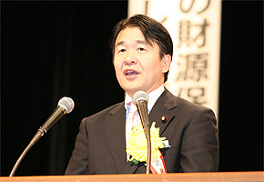総務大臣　竹中平蔵の写真