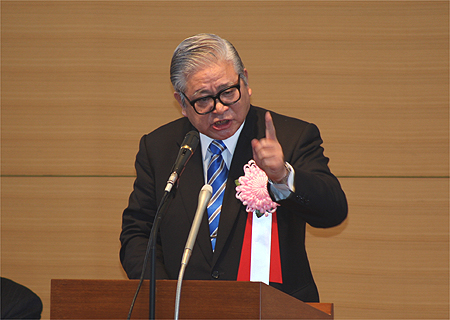 自見庄三郎国民新党副代表の写真