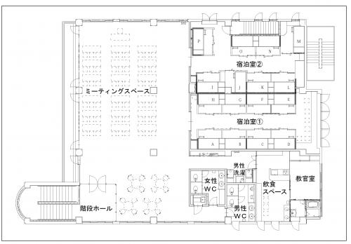 交流拠点施設2階図面