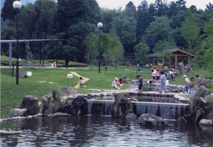 完成した「矢護川公園」の写真