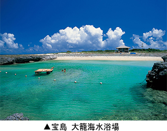 宝島　大籠海水浴場
