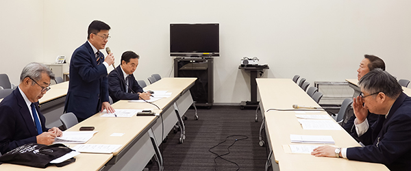 ▲公明党「予算・税制改正要望等ヒアリング」の様子