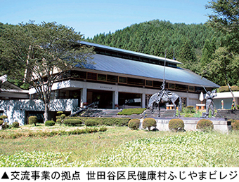 交流事業の拠点　世田谷区民健康村ふじやまビレジ