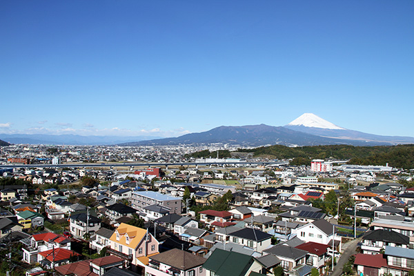 役場庁舎からの町並み