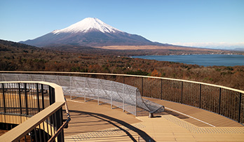 富士山と山中湖