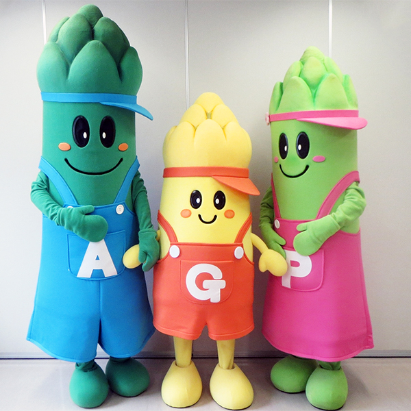アースくん・パーラちゃん・ガースくん