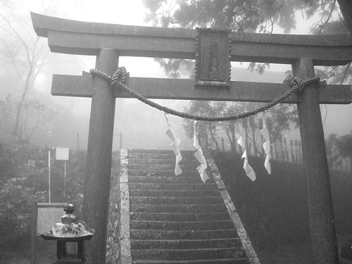 玉置神社の大鳥居の写真