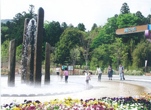 宮ヶ瀬ダム直下の県立あいかわ公園の写真