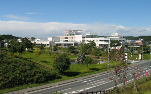 健康と福祉の丘（町民医療福祉センター全景)