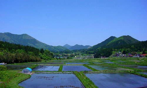 新緑の野山と春の田園風景に心ときめく