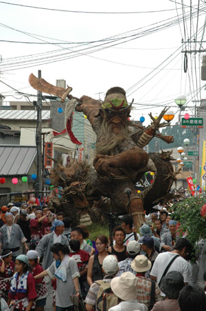 毎年9月の第1土曜日に行われる八朔祭の写真