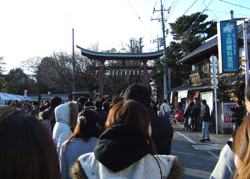 平成21年の鷲宮神社の初詣の写真