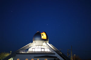 しょさんべつ天文台の夜景写真
