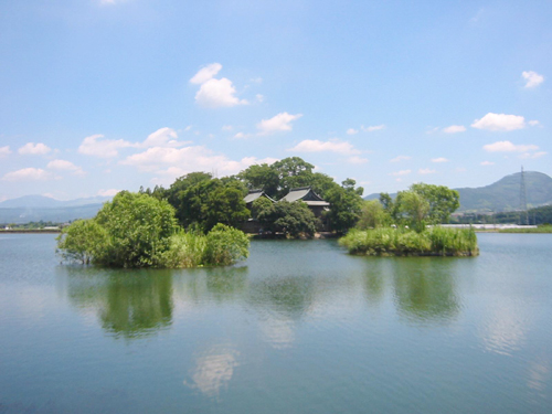 熊本県嘉島町の風景の写真