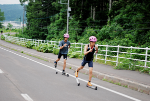 クロカン練習風景の写真