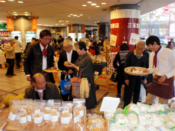 有楽町交通会館マルシェ出店の様子の写真