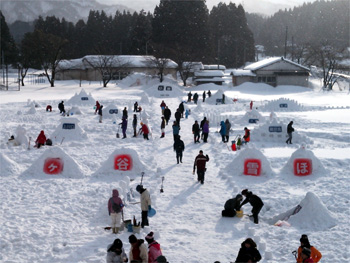 雪ほたる祭の様子の写真