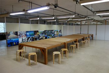 元縫製工場を改修したコワーキングスペースの写真