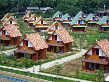 滞在型市民農園・クラインガルテンの写真