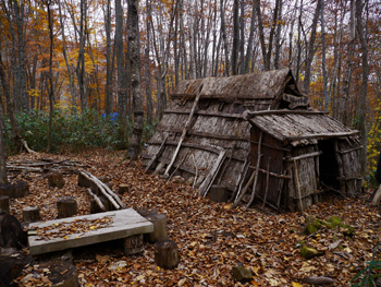 マタギ小屋の写真