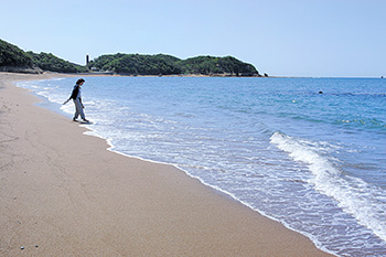 千里の浜の写真