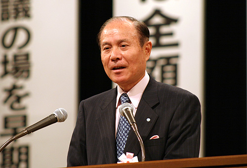 白石勝也　愛媛県松前町長