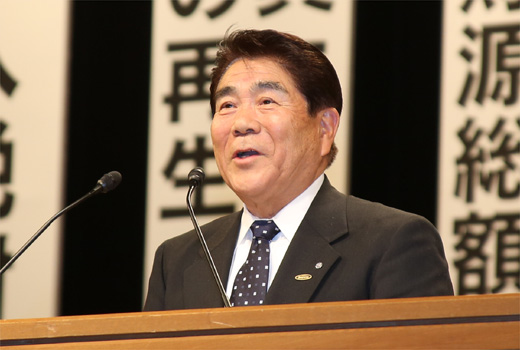 藤原忠彦　会長（長野県川上村長）