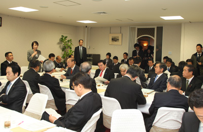 自由民主党 総務部会・消防議員連盟 関係合同会議の開催状況の写真