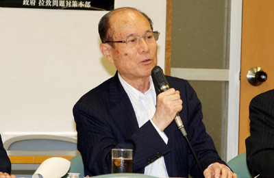 本会から出席した白石副会長の写真