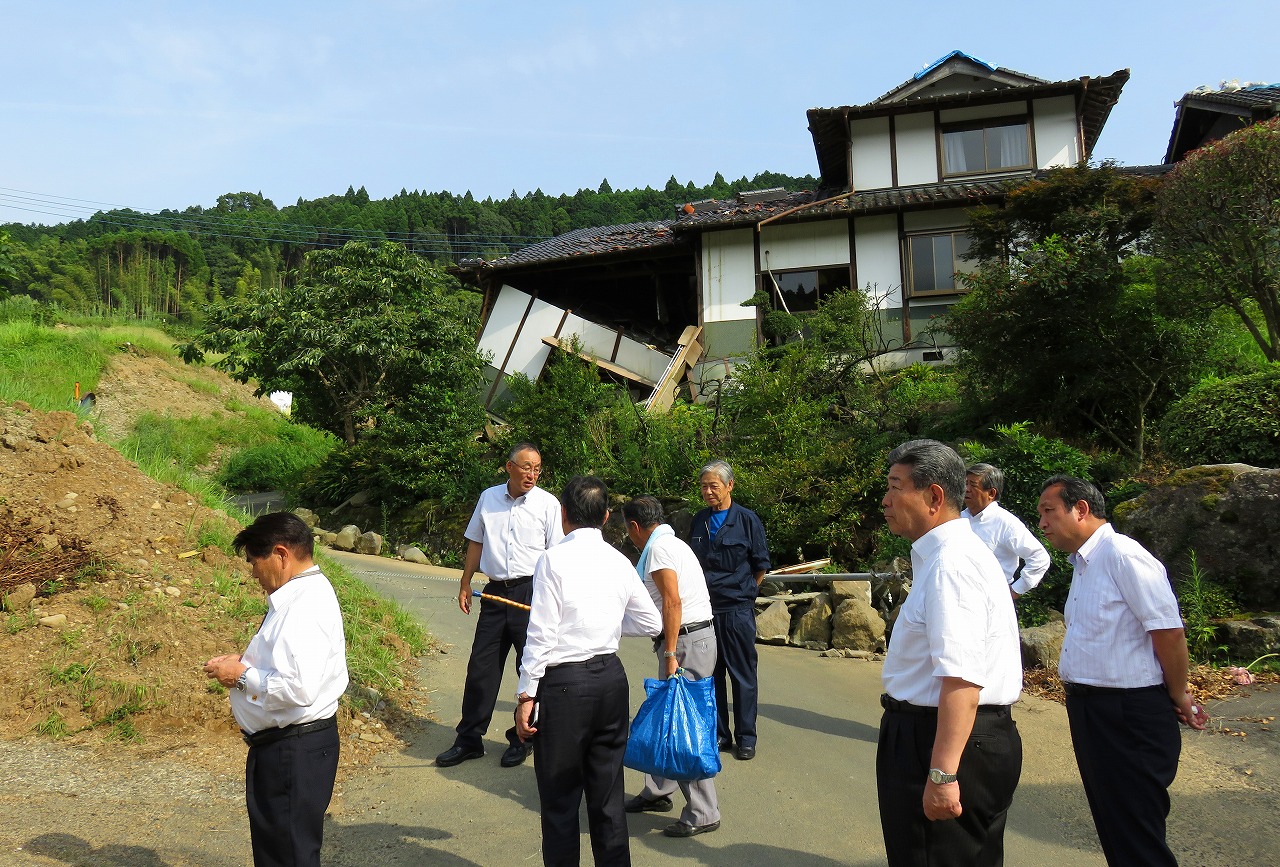 益城町で被害が大きかった杉堂地区