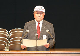 鹿野文永副会長（宮城県鹿島台町長）の写真