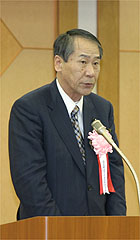 上田連盟会長の写真