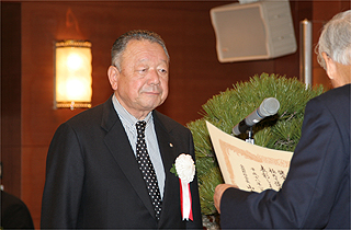 【優良町村代表】宮城県鹿島台町長　鹿野　文永　氏の写真