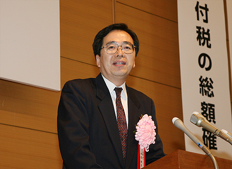 斉藤鉄夫公明党政務調査会長の写真