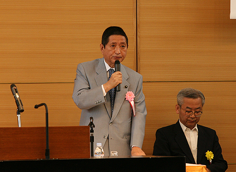 川島忠一全国都道府県議会議長会会長（東京都議会議長）の画像