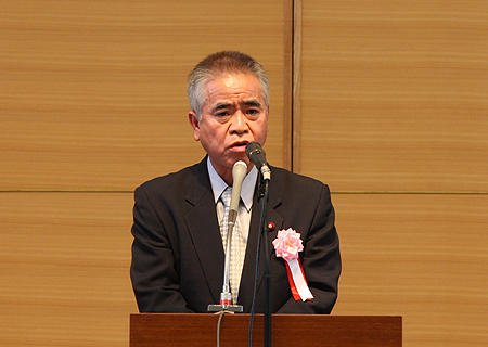 原　伸一全国町村議会議長会会長（福岡県赤村議会議長）の写真