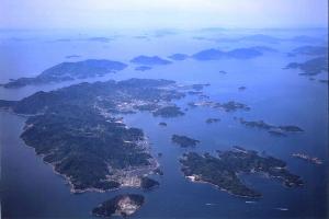 空から見た大崎上島町