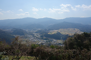 秋のススキが有名な生石高原