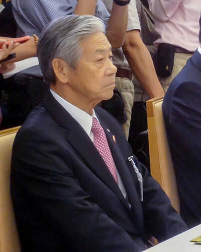 協議の場に出席した荒木会長