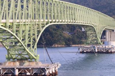 大島大橋損傷の全景