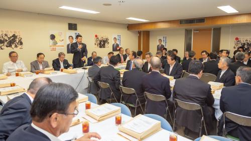 自民党総務部会関係合同会議に荒木会長が出席