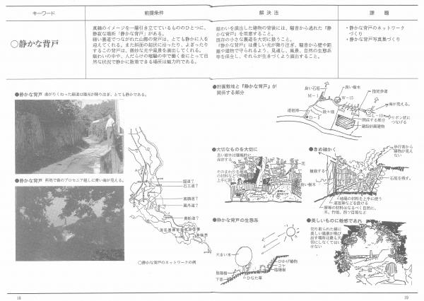 美の基準キーワード「静かな背戸」