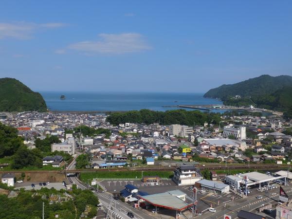 中土佐町の町並み